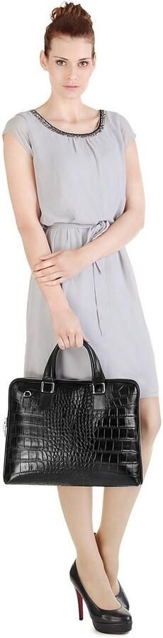 Cluty Aktetas echt leer made in italy - Foto 5