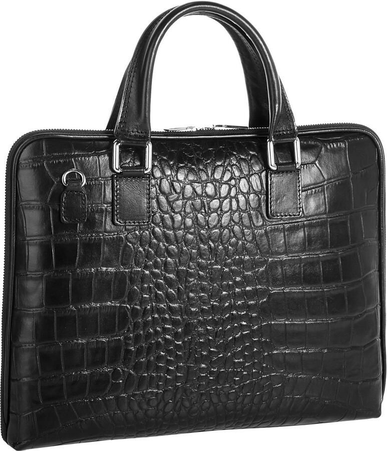 Cluty Aktetas echt leer made in italy - Foto 2