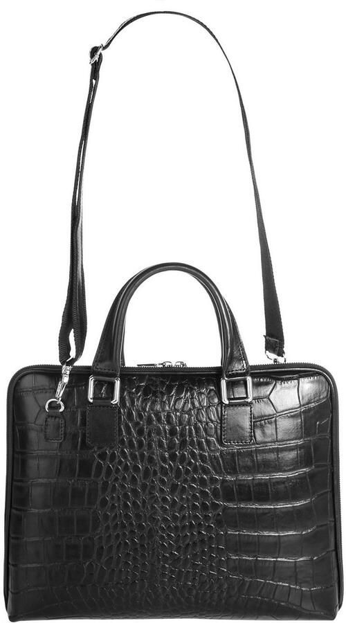 Cluty Aktetas echt leer made in italy - Foto 4