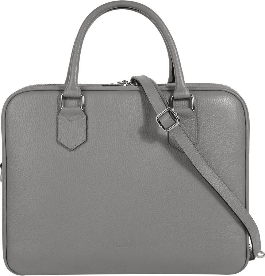 Cluty Aktetas echt leer made in italy - Foto 7