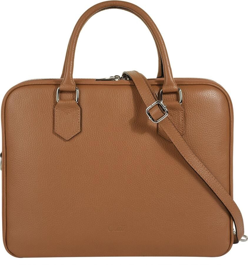 Cluty Aktetas echt leer made in italy - Foto 6