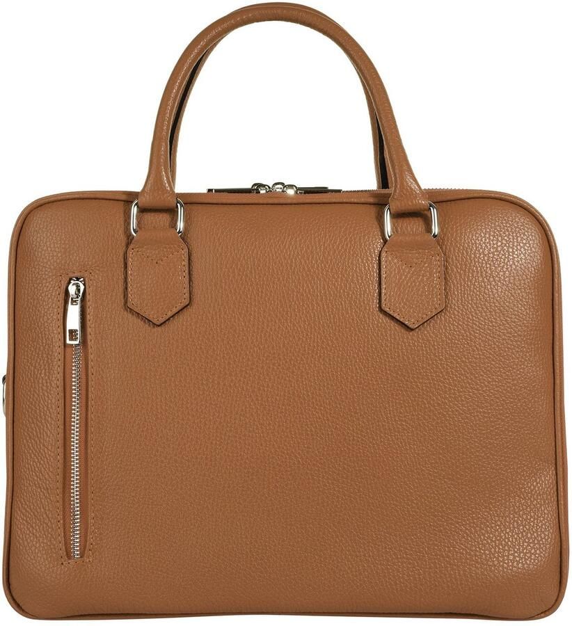 Cluty Aktetas echt leer made in italy