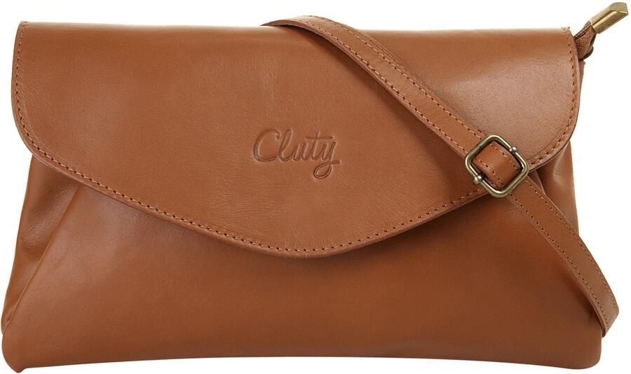 Cluty Avondtasje echt leer made in italy - Foto 9