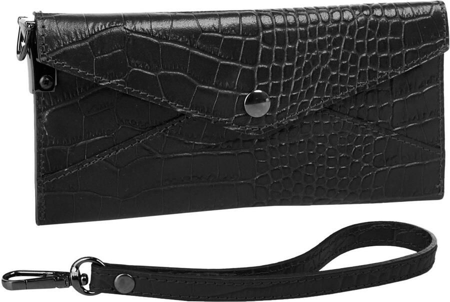 Cluty Avondtasje echt leer made in italy - Foto 2