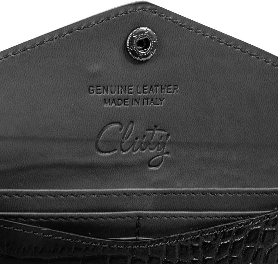 Cluty Avondtasje echt leer made in italy