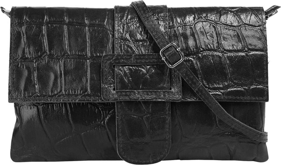 Cluty Avondtasje echt leer made in italy - Foto 2