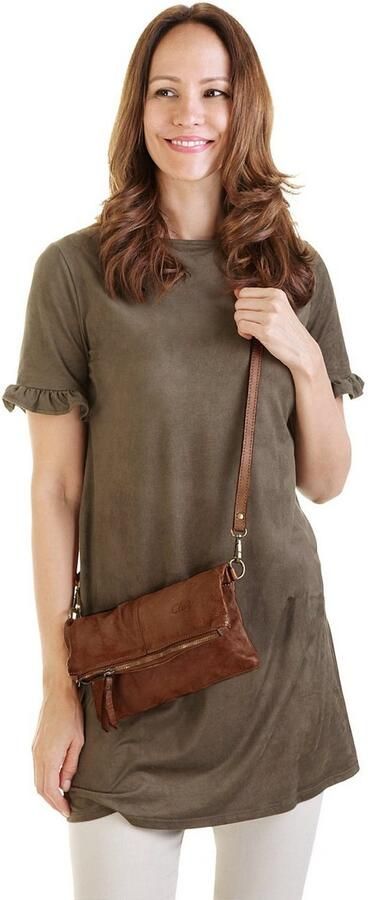 Cluty Avondtasje echt leer made in italy - Foto 8