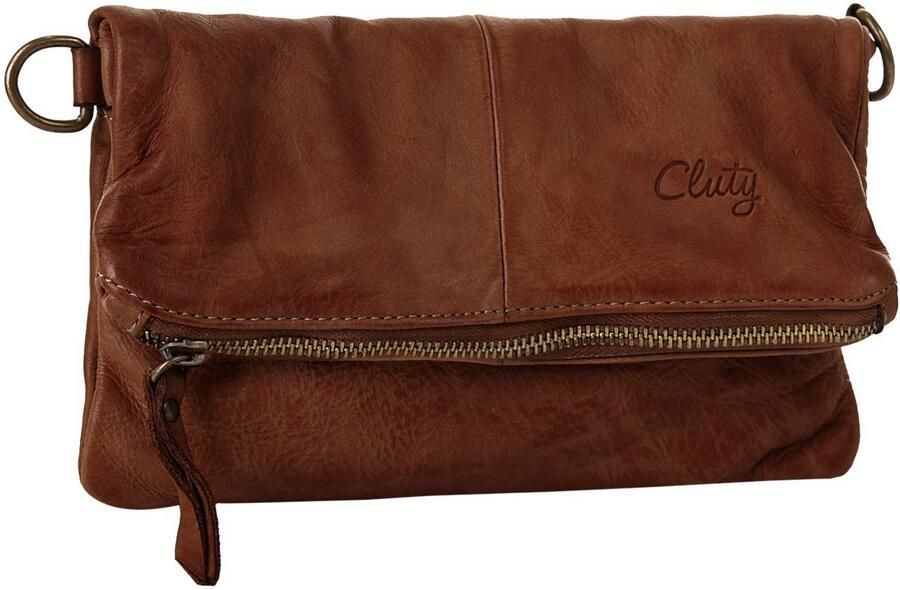 Cluty Avondtasje echt leer made in italy - Foto 3