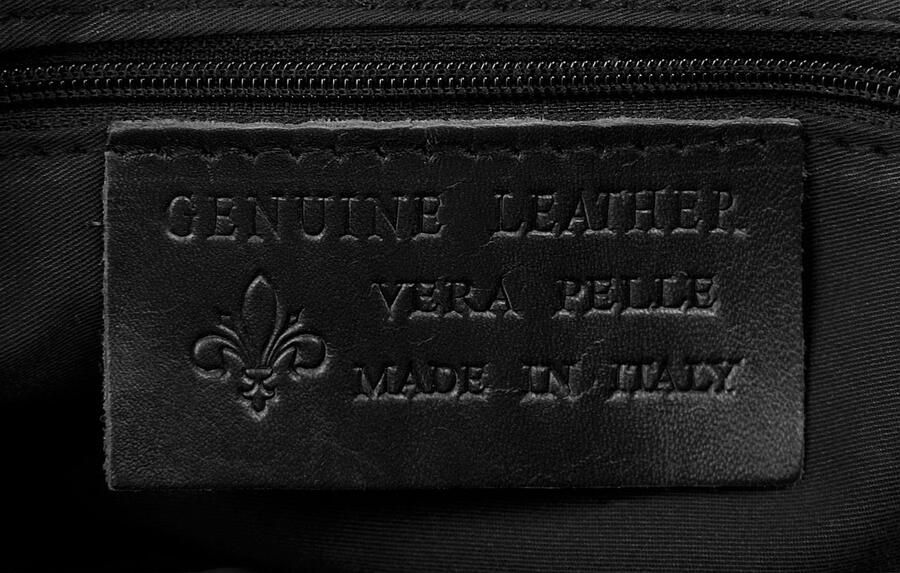 Cluty Avondtasje echt leer made in italy - Foto 2