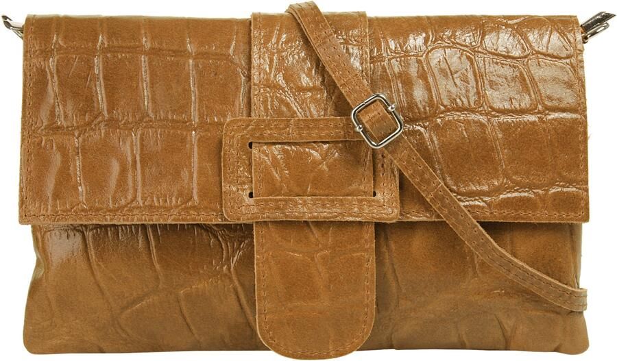 Cluty Avondtasje echt leer made in italy - Foto 2