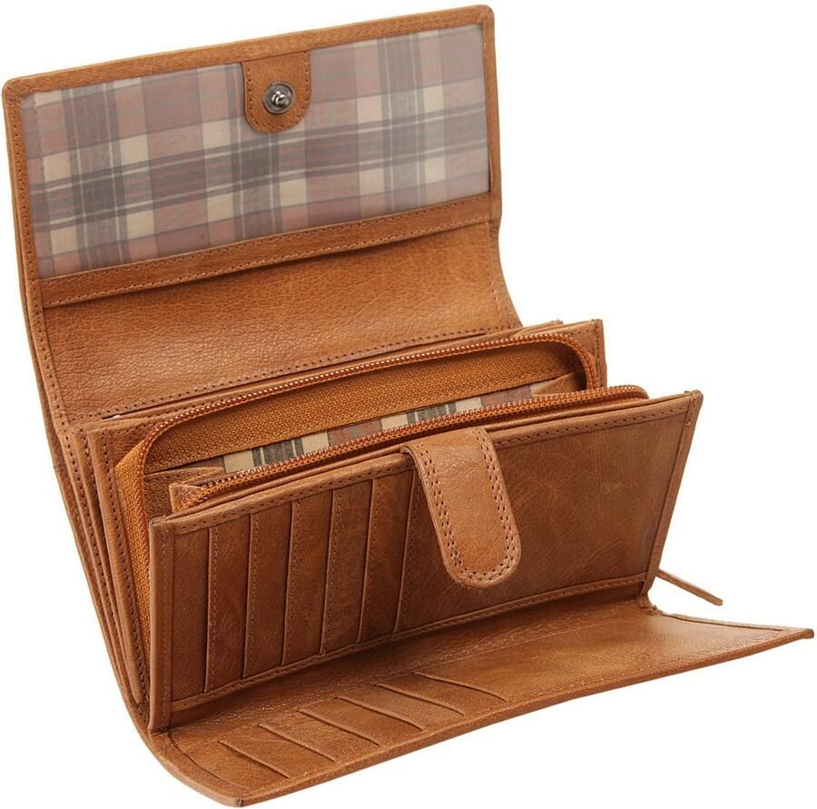 Cluty Portemonnee echt leder