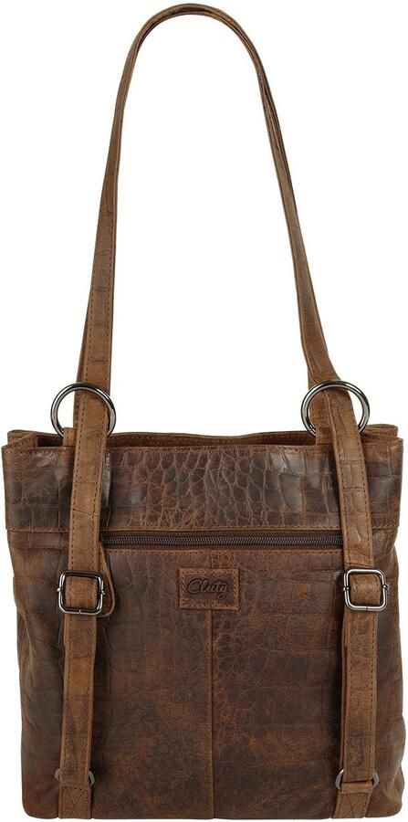 Cluty Rugzak echt leder - Foto 4