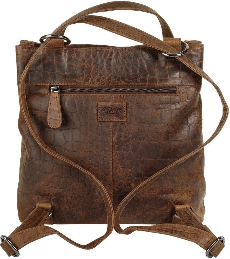 Cluty Rugzak echt leder