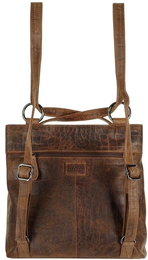 Cluty Rugzak echt leder - Foto 3