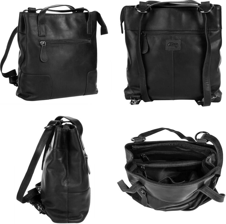 Cluty Rugzak echt leder