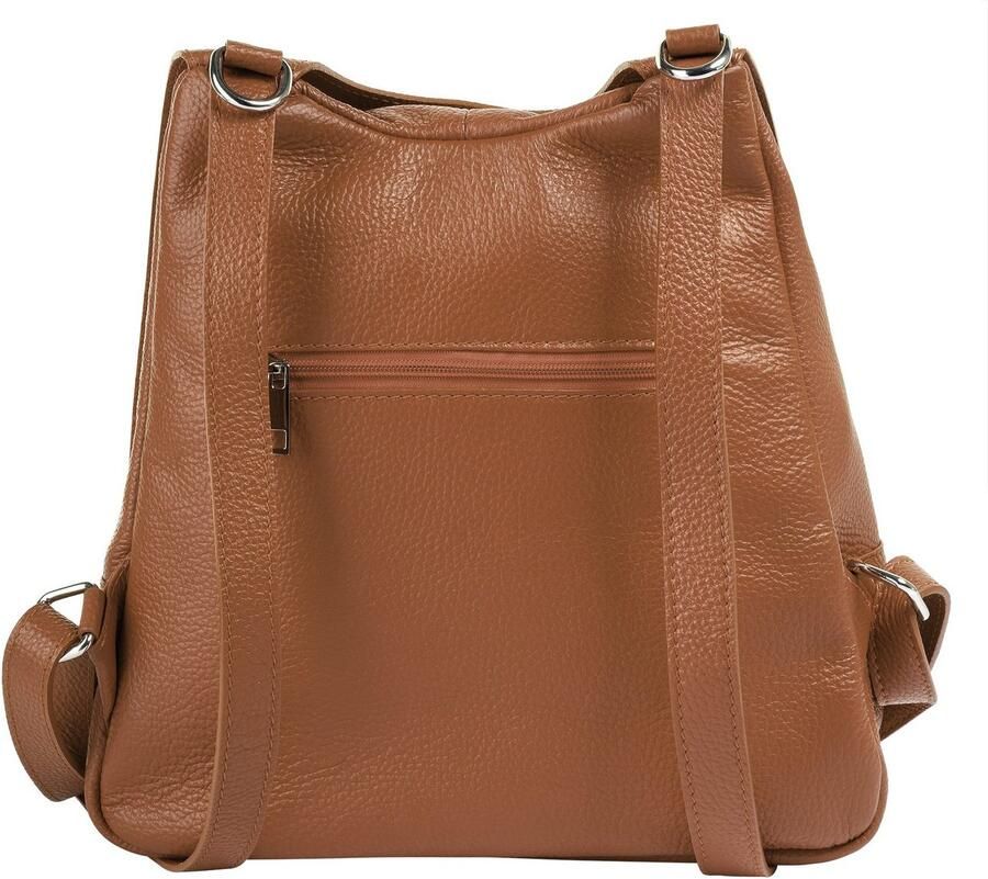 Cluty Rugzak echt leer made in italy - Foto 3