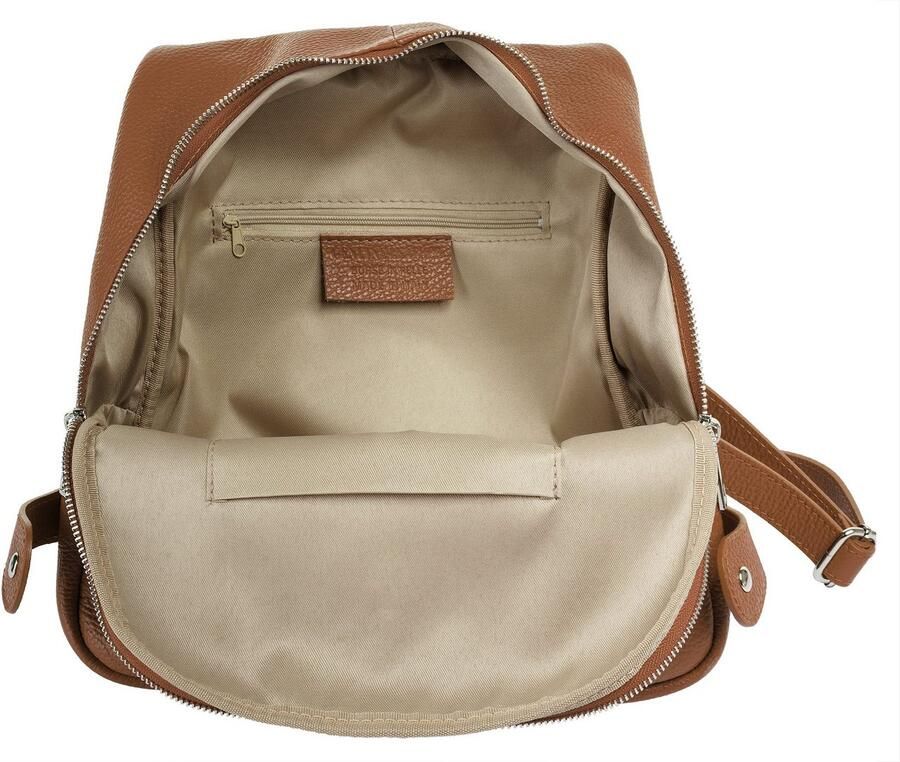 Cluty Rugzak echt leer made in italy - Foto 5