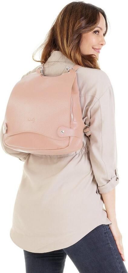 Cluty Rugzak echt leer made in italy - Foto 9