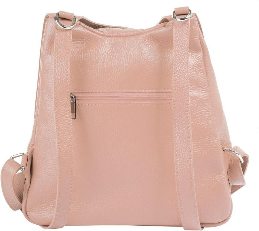 Cluty Rugzak echt leer made in italy - Foto 3