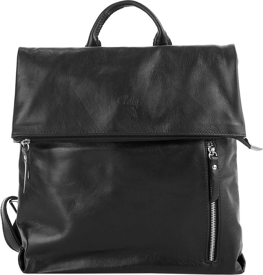 Cluty Rugzak echt leer made in italy - Foto 10