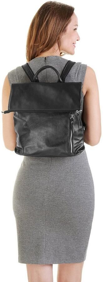 Cluty Rugzak echt leer made in italy - Foto 9