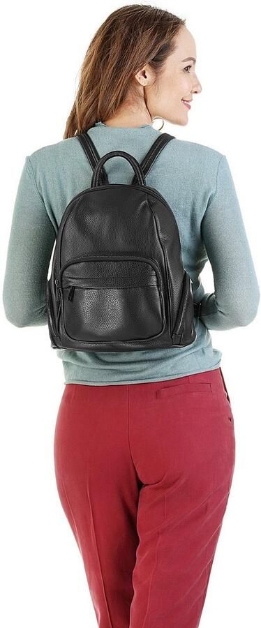 Cluty Rugzak echt leer made in italy