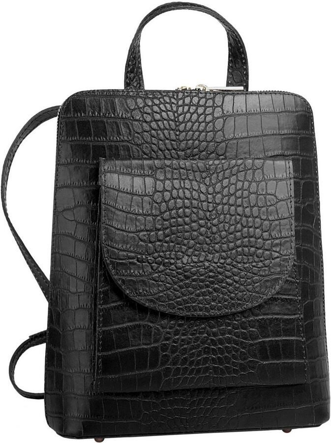 Cluty Rugzak echt leer made in italy - Foto 3