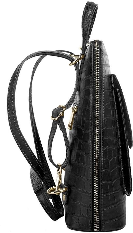 Cluty Rugzak echt leer made in italy - Foto 5