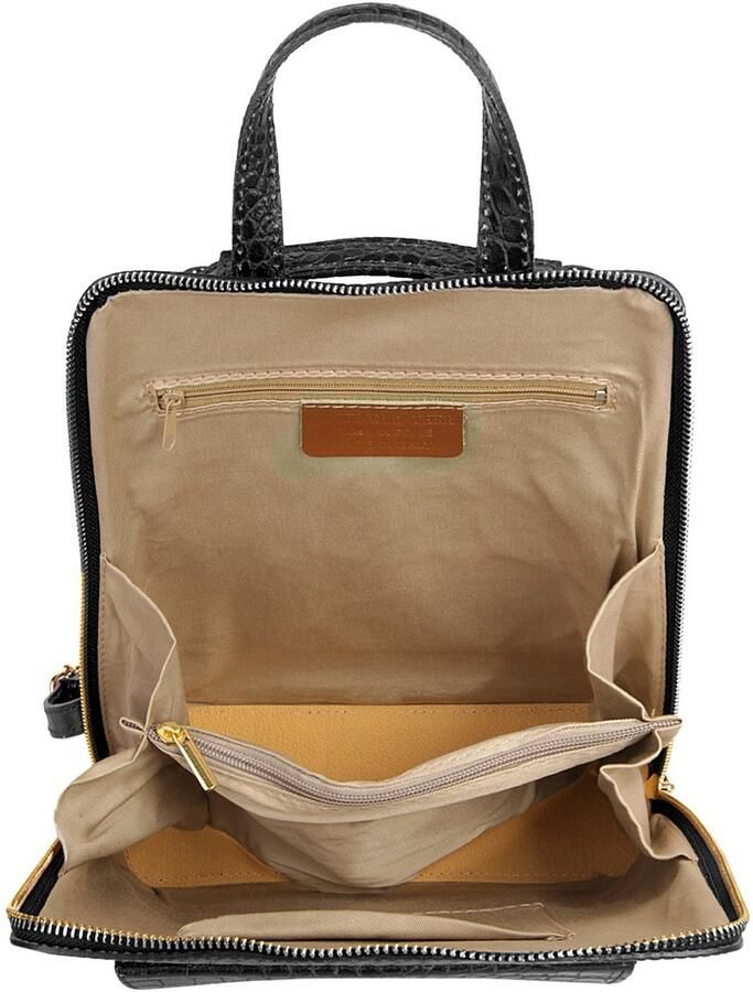 Cluty Rugzak echt leer made in italy - Foto 2