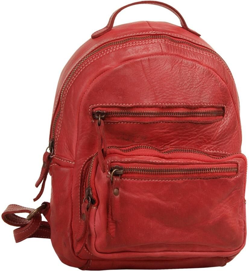 Cluty Rugzak echt leer made in italy - Foto 2