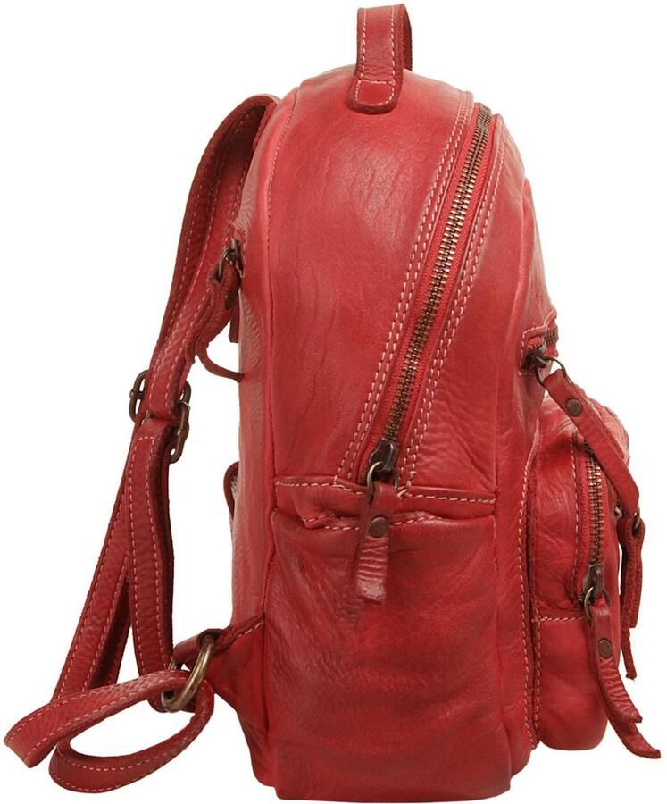 Cluty Rugzak echt leer made in italy - Foto 3