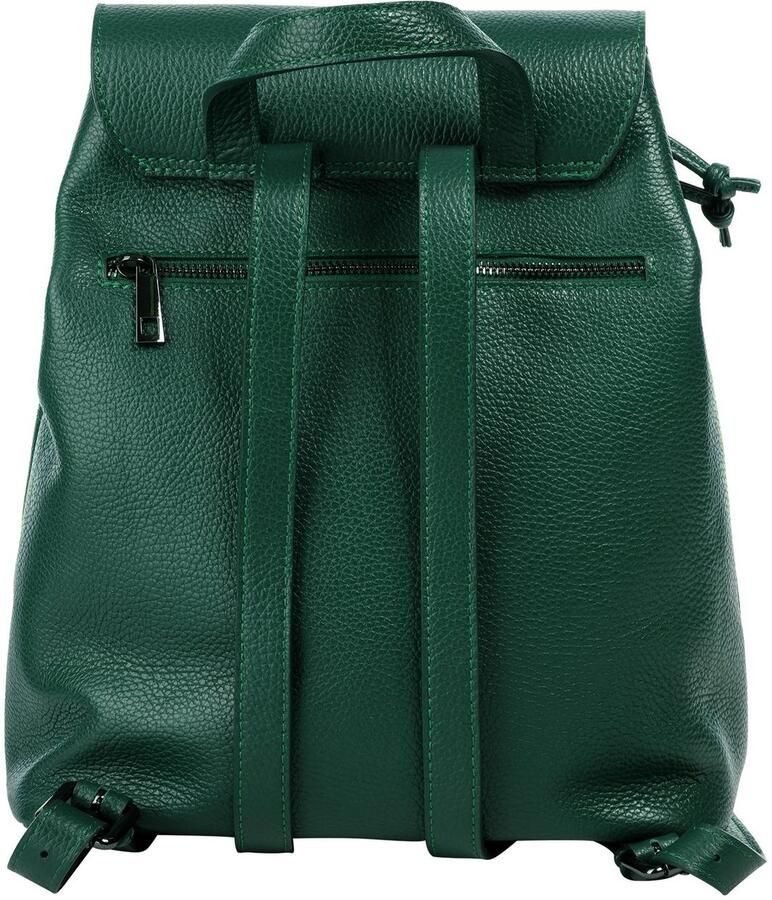 Cluty Rugzak echt leer made in italy - Foto 3