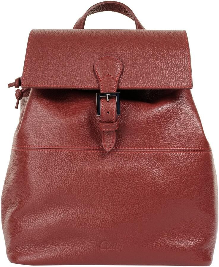 Cluty Rugzak echt leer made in italy - Foto 6