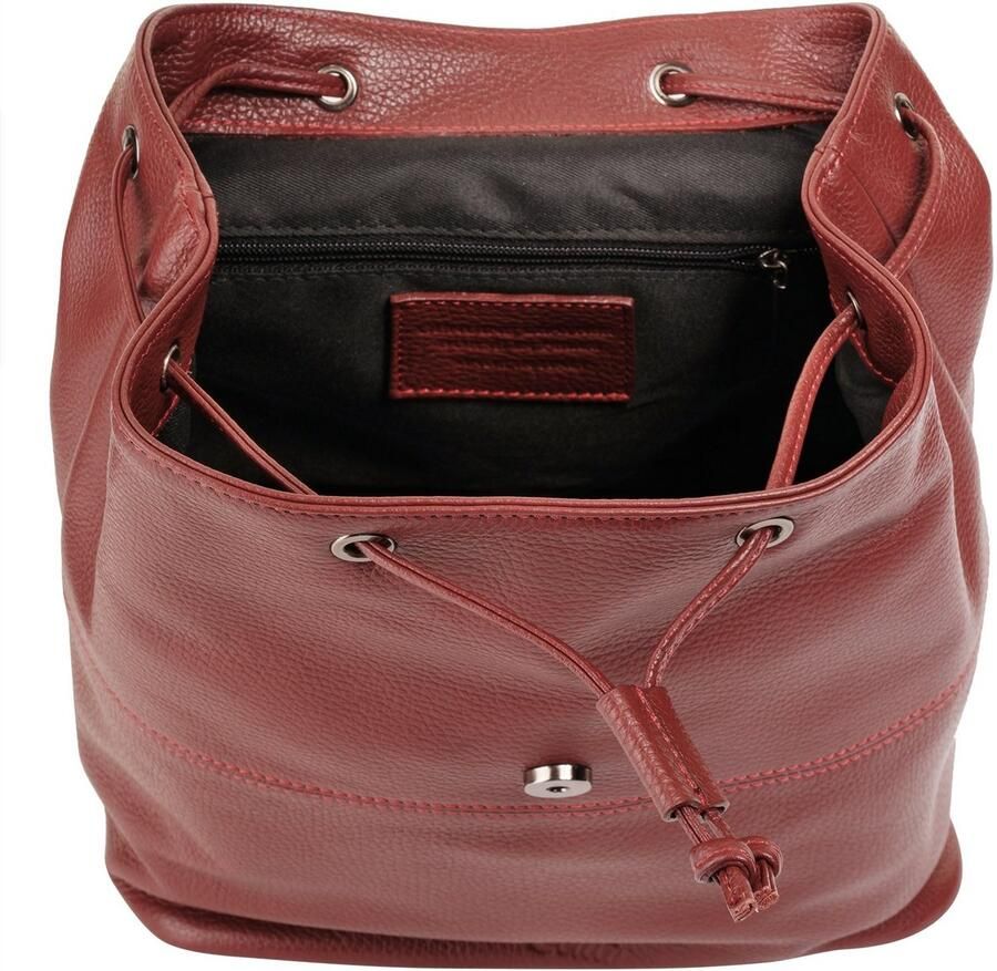 Cluty Rugzak echt leer made in italy - Foto 2