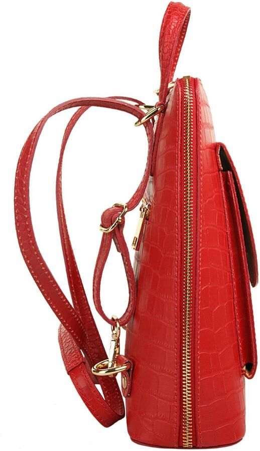 Cluty Rugzak echt leer made in italy - Foto 5