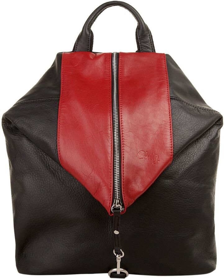 Cluty Rugzak echt leer made in italy - Foto 7