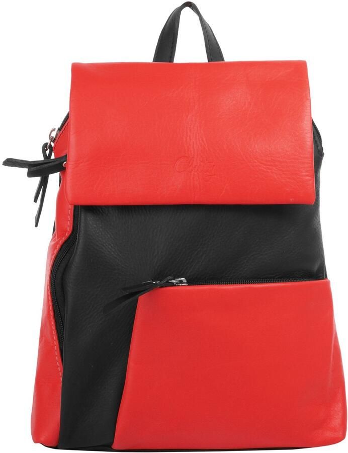 Cluty Rugzak echt leer made in italy - Foto 2