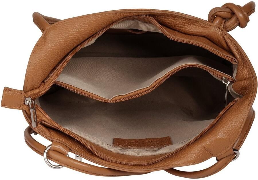 Cluty Rugzak echt leer made in italy - Foto 3