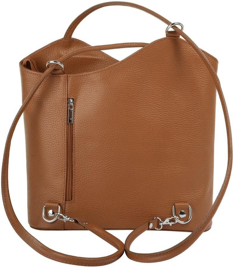 Cluty Rugzak echt leer made in italy