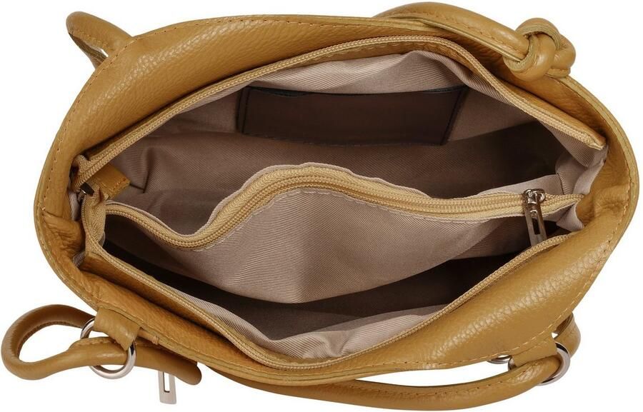 Cluty Rugzak echt leer made in italy - Foto 3