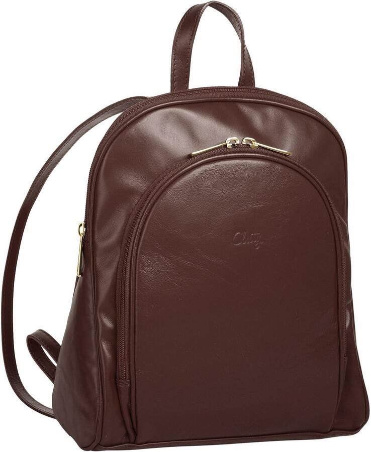 Cluty Rugzak echt leer made in italy - Foto 2