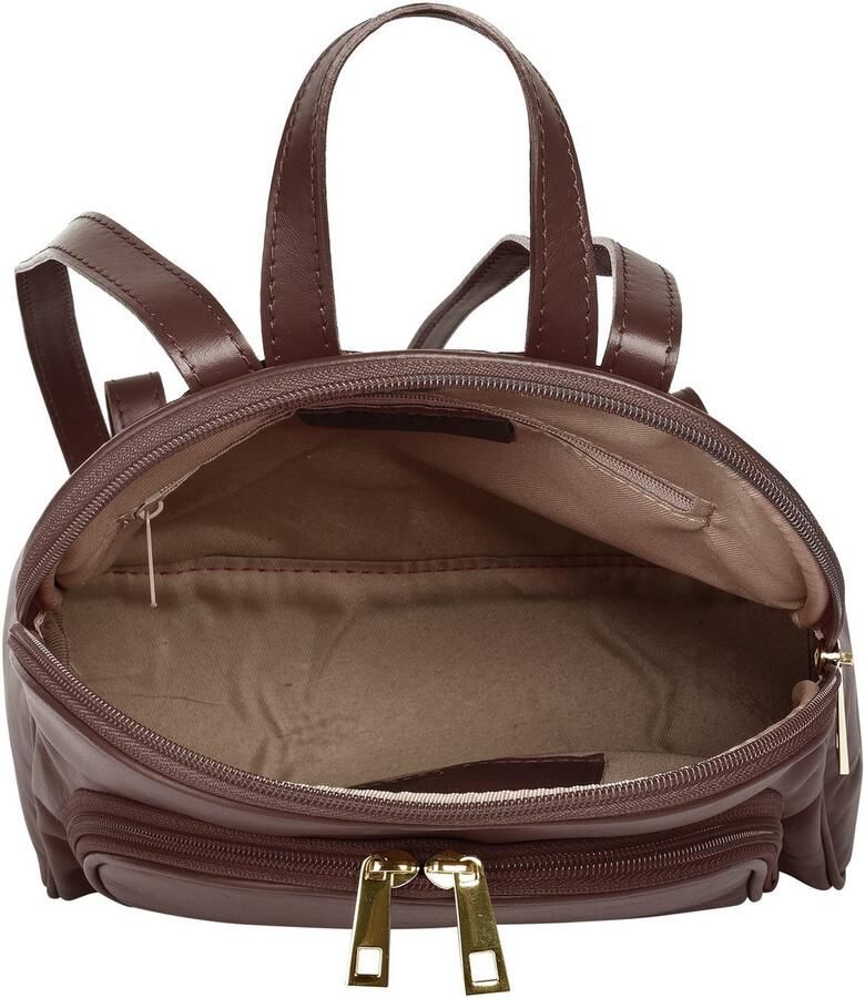 Cluty Rugzak echt leer made in italy