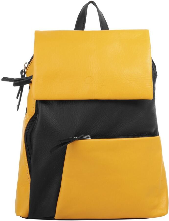 Cluty Rugzak echt leer made in italy - Foto 2