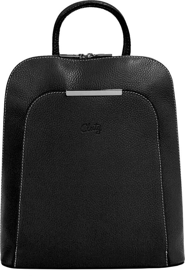 Cluty Rugzak echt leer made in italy - Foto 8