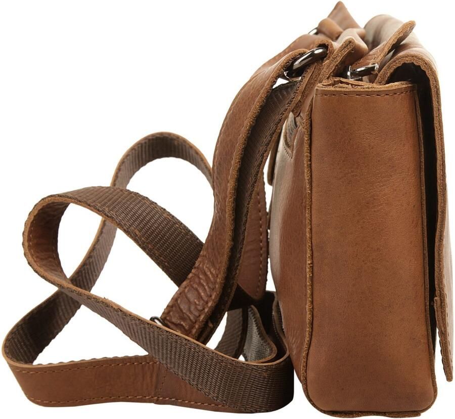 Cluty Schoudertas echt leder