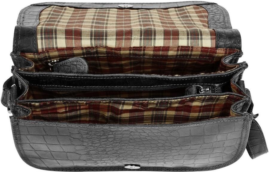 Cluty Schoudertas echt leder - Foto 5