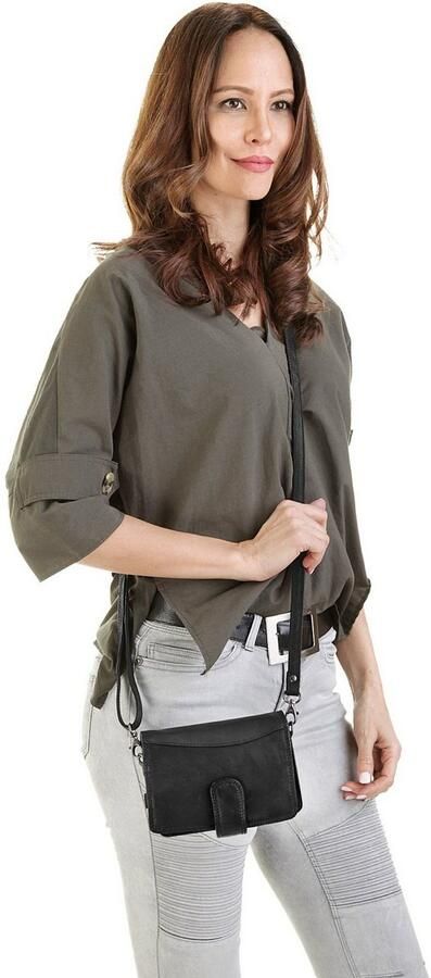 Cluty Schoudertas echt leder - Foto 5