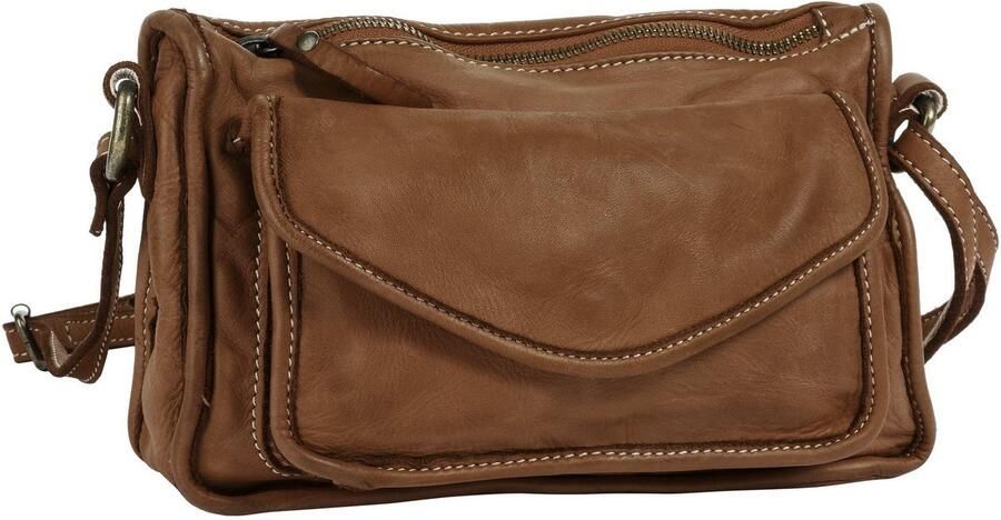 Cluty Schoudertas echt leer made in italy - Foto 4