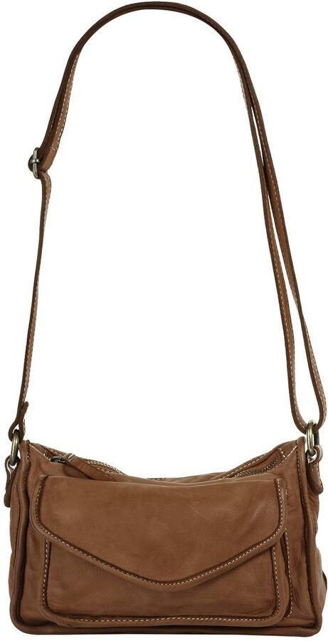 Cluty Schoudertas echt leer made in italy - Foto 5