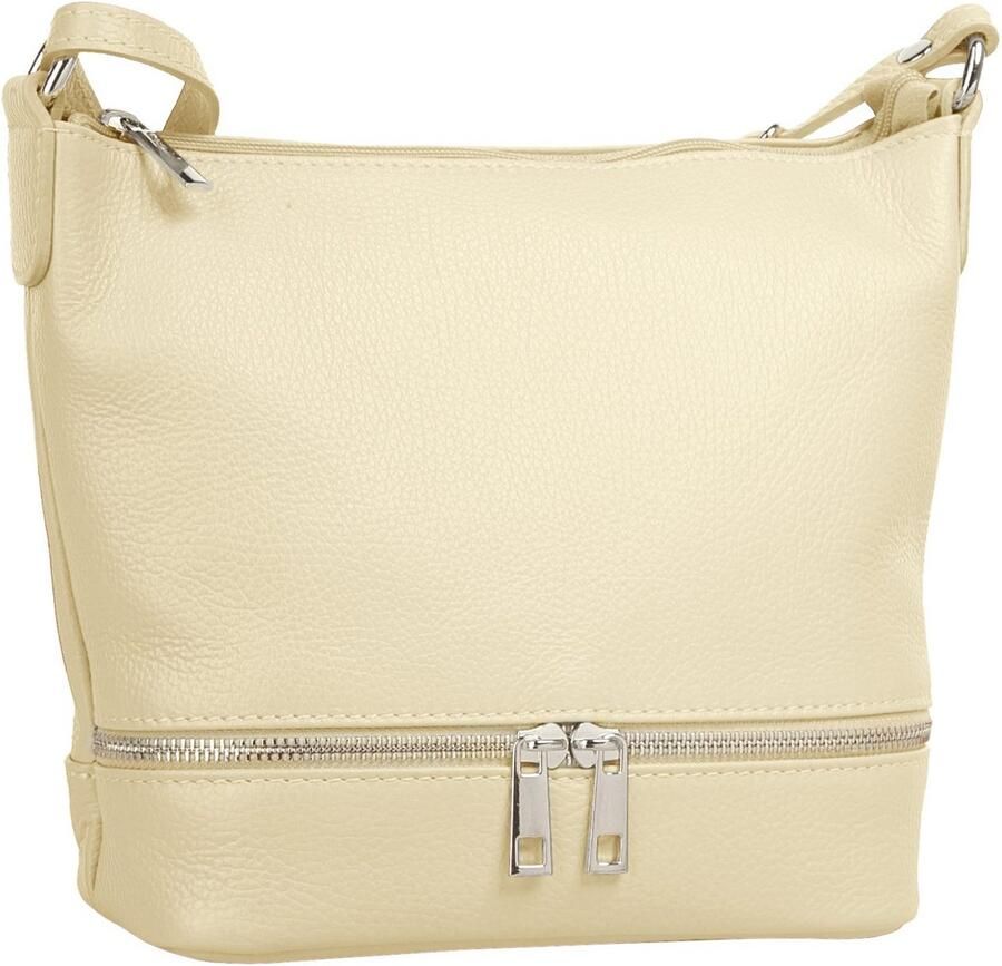 Cluty Schoudertas echt leer made in italy